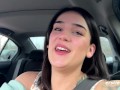 Ersties - Harper is excited to finger herself to orgasm in the car