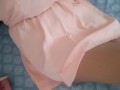 WHAT A DELICIOUS DELICATE!! THE FILLY DOING PRANKS IN HER PANNIE AND HER BIG TITS