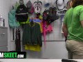 Camp Counselor Gets Caught Shoplifting And Has To Fuck Her Way Out Of Trouble