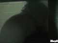 Horny cock sucking teen gives head in POV