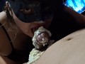 Deliciosa mamada con crema chantilly
