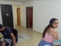 Busty Latina amateur Sammy Gomez gets bent over and penetrated deep