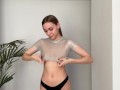 Sexy Transparent Crop Tops Try on Haul & Review