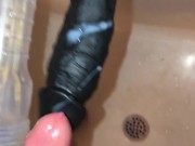 Intense Orgasm With So Much Cum For Me To Clean Up