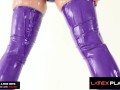 LATEXPLAYTIME Kinky Latex Slut NICOLE ARIA Roughly Anal Slammed