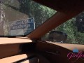 Blowjob session and roadhead while on a trip with Riley Rose