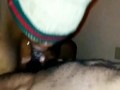 MY BIG TITTY HOOD BABY EATS THE NUT OUT OF DADDY FAT DICK THEN SPITS HIS CUM BETWEEN HER TITS!!!!