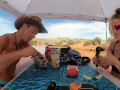 Naked fun with the Sparks. Fucking at a  Utah State Park
