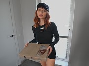 Sexy Student Delivery Girl Ate My Pizza And Got Fucked In Her Tight Pussy