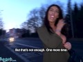 PublicAgent sneaky wank in public over tall big tits British brunette babe leads to creampie sex