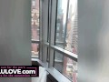 Big boobs babe shares behind the porn scenes daily candid vlogs of first solo New York City adventure bday trip - Lelu Love