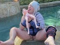 POOLSIDE THREESOME WITH 2B AND KAINE ~ Nier ~ GKDoll Mini Sex Doll