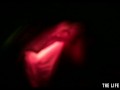 Watch this hot blonde plunge glowsticks in her pussy and ass