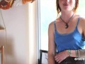 Ersties - Hairy Babe Gets Off While Rubbing Her Pussy