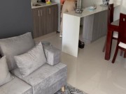 llegando de la universidad cachonda