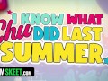 You Know What Chu Did Last Summer Part 3 : Room For One More - TeamSkeet