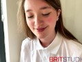 British Teen Sucks Cock In A Polo Shirt