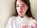 British Teen Sucks Cock In A Polo Shirt