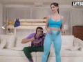 Czech Babe Lady Gang Fucks Gamer During Yoga Session - LETSDOEIT