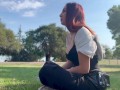 Italian Milf Artemisia Love 420 Smoking Sesh @ the park Full video on OF