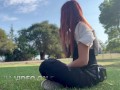 Italian Milf Artemisia Love 420 Smoking Sesh @ the park Full video on OF
