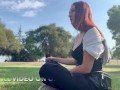 Italian Milf Artemisia Love 420 Smoking Sesh @ the park Full video on OF