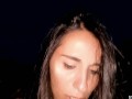 Hot brunette with slim body great blowjob for big cock and ride with orgasms
