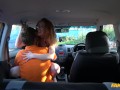 Fake Driving School - British ginger babe Ella Hughes gets her perfect pussy fucked during driving l