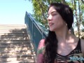 Public Agent - American in Europe seduced and given Creampie outdoors