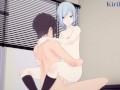 Kanade Yoisaki (braid hair) and I have intense sex in the bedroom. - Project SEKAI Hentai