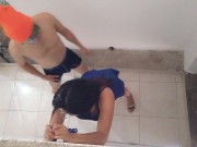 HAPPY BIRTHDAY STEPMOM!! I FULFILLED MY STEPMOTHER'S FANTASY AND FUCKED HER STANDING UP