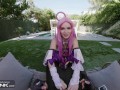 VR Conk Honkai Star Rail Pink-haired Fu Xuan Sucks Fucks and Get Orgasm In A Hot Game Cosplay Parody with Lilly Bell HD Porn