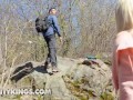 REALITY KINGS - Busty Blonde Enjoys The View While Getting Fucked In The Forest By Marco Bull