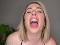 Paige is jealous you are going out and wants to drain your balls on her face with JOI cum countdown