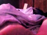 In bed with my stepsister, she's finally brave enough to touch my hungry cock.