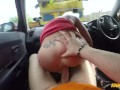 Fake Driving School - Blonde ex-girlfriend is given an anal creampie