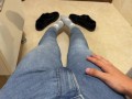 Boy Playing with Dick Until he Cum Vans and Socks