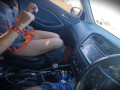 sexo en el auto en plena carretera con ingeniera italiana