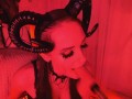 Devil BLOWJOB with FUCKMACHINE ruined makeup