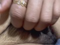 Horny Indian Mom Playing with her Tight Pussy - Hairy Bush Close Up
