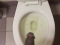 BBC Pissing with a lot of CUM