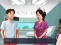 Summertime saga FHD #44 - Nurse sucks my cock in hospital - Jazziuu - Gameplay