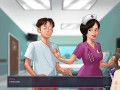 Summertime saga FHD #44 - Nurse sucks my cock in hospital - Jazziuu - Gameplay