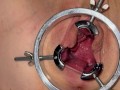 Siena fucks her gaping pussy with hollow tunnel plug