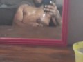 BBC cumming in mirror