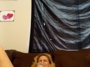 Tammy Taylor  fucks big dildo on live webcam