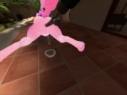 Furry Girl Gets Fucked by a Machine