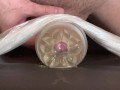 Guy Cums Multiple Times while Fucking Fleshlight with Moans, Dirty Talk and Intense Orgasms - fap2it