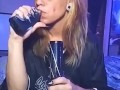 Blonde Taking Bong Rips