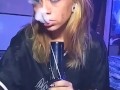 Blonde Taking Bong Rips